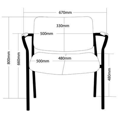 ROTARY Low Back Visitor Chair