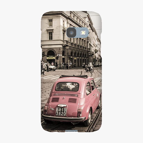 Tough Samsung Galaxy A3  Phone Case - View Of The Car And City