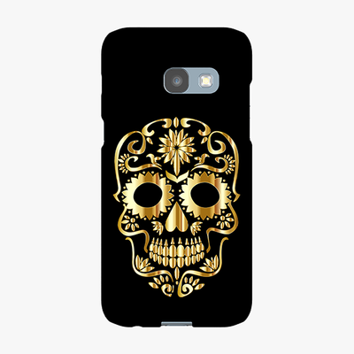 Tough Samsung Galaxy A3  Phone Case - Golden Skull