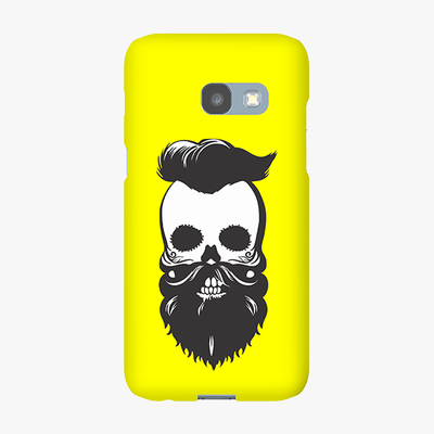 Snap Samsung Galaxy A3  Phone Case - Skull With Beard And Mustache