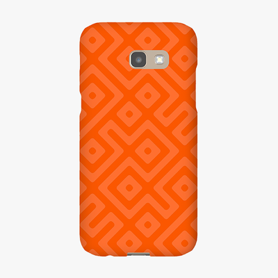 Snap Samsung Galaxy A5 Phone Case - Orange Abstract