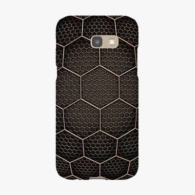 Tough Samsung Galaxy A5 Phone Case - Golden Hexagons