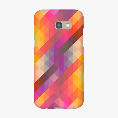 Tough Samsung Galaxy A5 Phone Case - Colorful Triangle Pattern