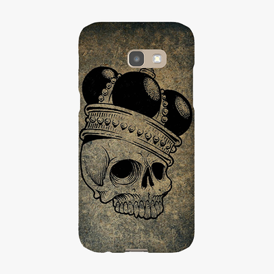 Tough Samsung Galaxy A5 Phone Case - Skull  With Crown