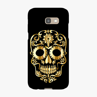 Tough Samsung Galaxy A5 Phone Case - Golden Skull