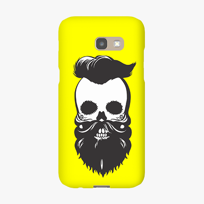 Snap Samsung Galaxy A5 Phone Case - Skull With Beard And Mustache