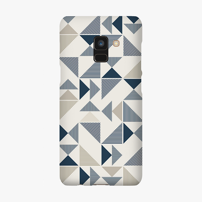 Tough Samsung Galaxy A8  Phone Case - Triangle Pattern