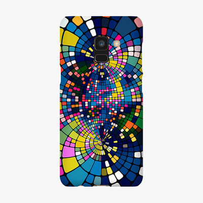 Tough Samsung Galaxy A8  Phone Case - Colorful Geometric