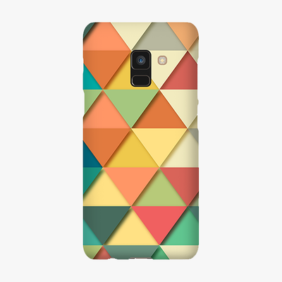 Snap Samsung Galaxy A8  Phone Case - Colorful Triangles