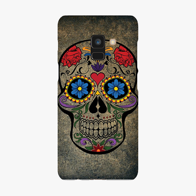 Snap Samsung Galaxy A8  Phone Case - Skull  With Artwork