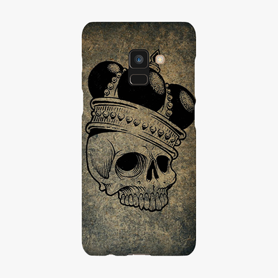 Tough Samsung Galaxy A8  Phone Case - Skull  With Crown
