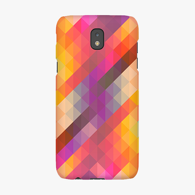 Tough Samsung Galaxy J5 (2017)  Phone Case - Colorful Triangle Pattern