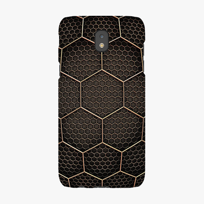 Tough Samsung Galaxy J5 (2017)  Phone Case - Golden Hexagons