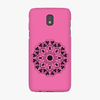 Tough Samsung Galaxy J5 (2017)  Phone Case - Mandala With Pink Background