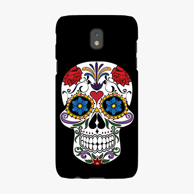 Snap Samsung Galaxy J5 (2017)  Phone Case - Skull Artwork With Black Background