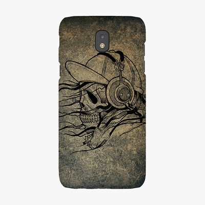 Tough Samsung Galaxy J5 (2017)  Phone Case - Skull With Headphone
