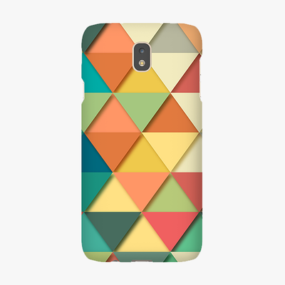 Snap Samsung Galaxy J7 (2017)  Phone Case - Colorful Triangles