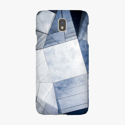 Tough Samsung Galaxy J7 (2017)  Phone Case - Black&White Shapes