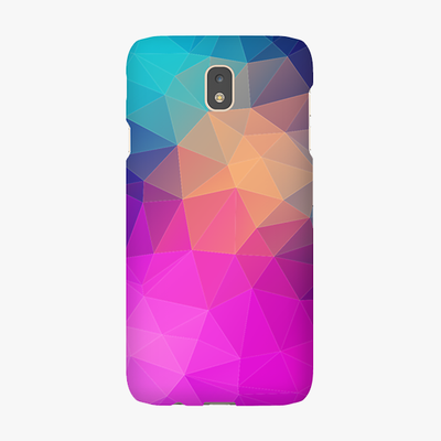 Snap Samsung Galaxy J7 (2017)  Phone Case - Triangular Polygons