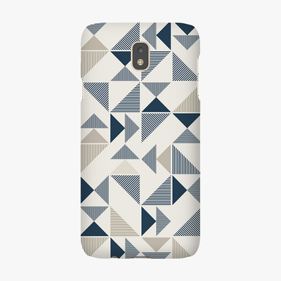 Tough Samsung Galaxy J7 (2017)  Phone Case - Triangle Pattern