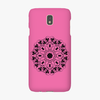 Tough Samsung Galaxy J7 (2017)  Phone Case - Mandala With Pink Background