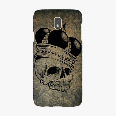 Snap Samsung Galaxy J7 (2017)  Phone Case - Skull  With Crown