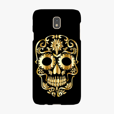 Snap Samsung Galaxy J7 (2017)  Phone Case - Golden Skull