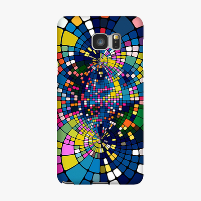 Tough Samsung Galaxy Note 5  Phone Case - Colorful Geometric