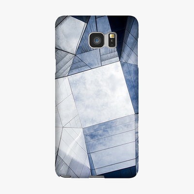 Tough Samsung Galaxy Note 5  Phone Case - Black&White Shapes