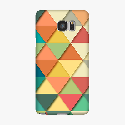 Snap Samsung Galaxy Note 5  Phone Case - Colorful Triangles