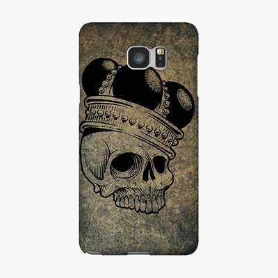 Snap Samsung Galaxy Note 5  Phone Case - Skull  With Crown