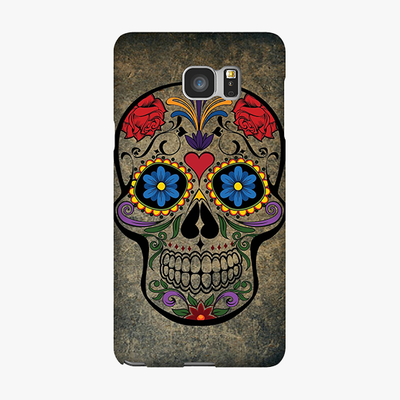 Tough Samsung Galaxy Note 5  Phone Case - Skull  With Artwork
