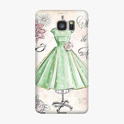 Tough Samsung Galaxy Note 5  Phone Case - Vintage Art