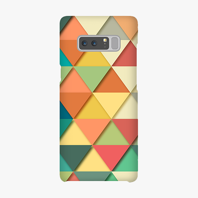 Snap Samsung Galaxy Note 8  Phone Case - Colorful Triangles
