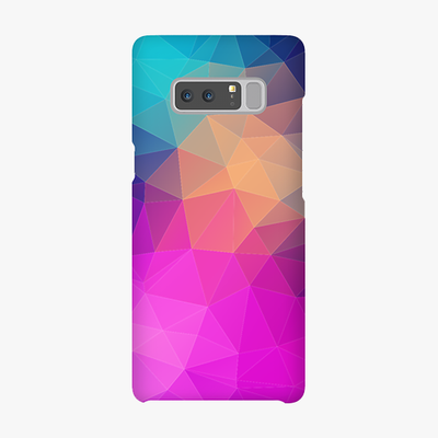 Snap Samsung Galaxy Note 8  Phone Case - Triangular Polygons