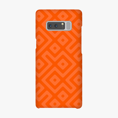 Snap Samsung Galaxy Note 8  Phone Case - Orange Abstract