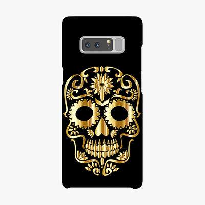 Tough Samsung Galaxy Note 8  Phone Case - Golden Skull