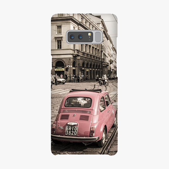 Tough Samsung Galaxy Note 8  Phone Case - View Of The Car And City