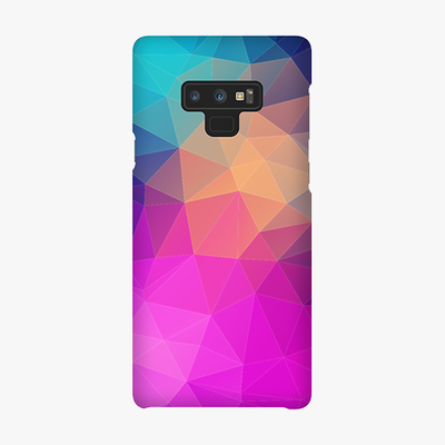 Snap Samsung Galaxy Note 9  Phone Case - Triangular Polygons