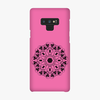 Tough Samsung Galaxy Note 9  Phone Case - Mandala With Pink Background