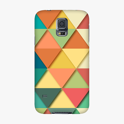 Snap Samsung Galaxy S5  Phone Case - Colorful Triangles