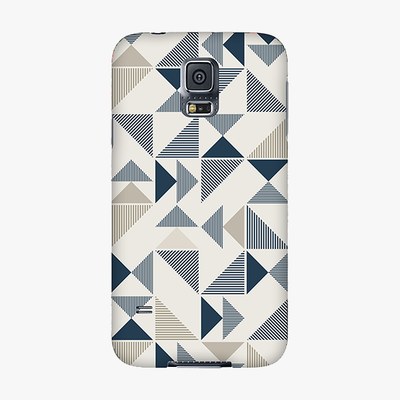 Tough Samsung Galaxy S5  Phone Case - Triangle Pattern