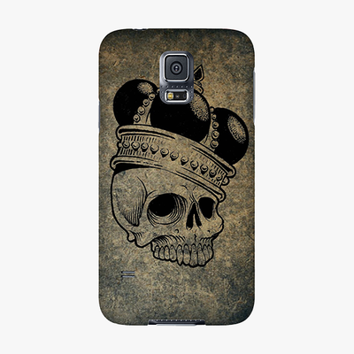 Tough Samsung Galaxy S5  Phone Case - Skull  With Crown