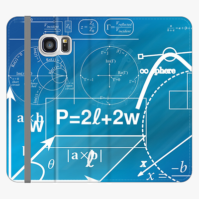 Folio Samsung Galaxy S6  Folio Wallet - Algebraic Art