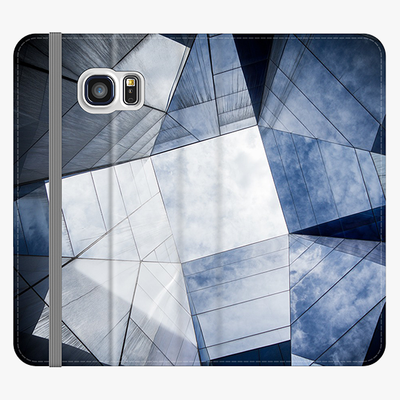 Folio Samsung Galaxy S6  Folio Wallet - Asymmetrical Geometric Pattern