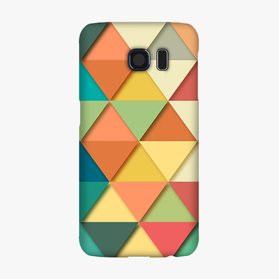 Snap Samsung Galaxy S6  Phone Case - Colorful Triangles