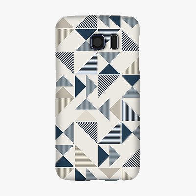 Tough Samsung Galaxy S6  Phone Case - Triangle Pattern