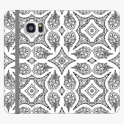 Folio Samsung Galaxy S6  Phone Folio - Unique Geometric Pattern