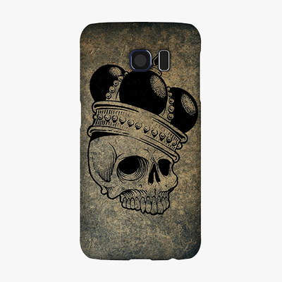 Tough Samsung Galaxy S6  Phone Case - Skull  With Crown