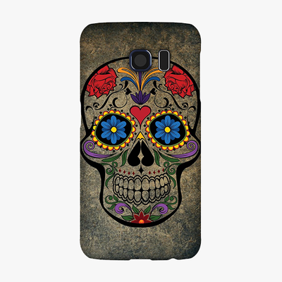 Tough Samsung Galaxy S6  Phone Case - Skull  With Artwork